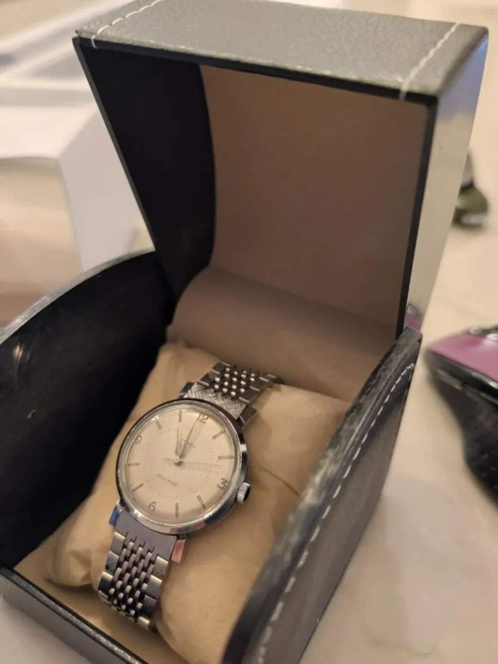 1963 Timex Viscount Self-Wind Automatic Vintage Men’s Watch – Runs Great